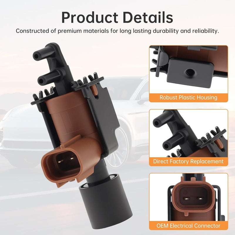 Ocotope Vacuum Switching Valve Solenoid VSV Replacement 25860-62010 911-612 - Compatible with Toyota Camry, Avalon, Sienna, Highlander, Lexus ES300, ES330, RX300, RX330 1992-2007 Models - Image 5